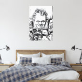 Edwin Landseer Canvas Afdruk (Insitu (Slaapkamer))