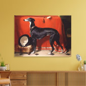 Edwin landseer Een favoriete windhond van Prince A Canvas Afdruk (Insitu (Woonkamer))