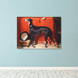Edwin landseer Een favoriete windhond van Prince A Canvas Afdruk