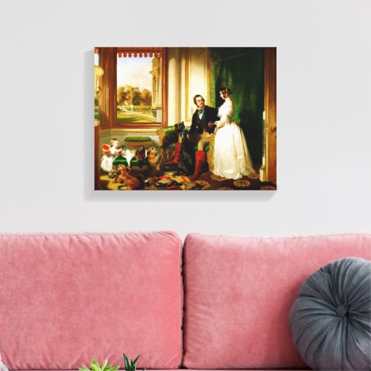 Edwin Landseer Windsor Castle in Modern Times Canvas Afdruk (Insitu (Woonkamer))