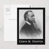 Edwin M. Stanton Briefkaart (Voorkant / Achterkant)