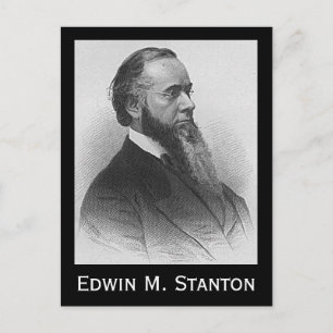 Edwin M. Stanton Briefkaart