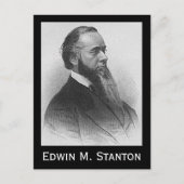 Edwin M. Stanton Briefkaart (Voorkant)
