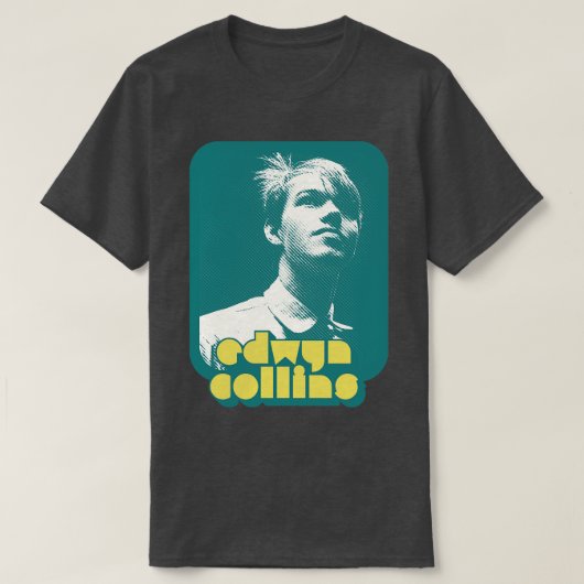 Edwyn Collins 80s Retro Fan Design T-shirt (Design voorkant)