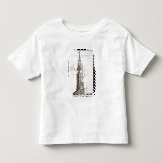 Edystone Lighthouse gegraveerd door Henry Roberts  Kinder Shirts (Voorkant)