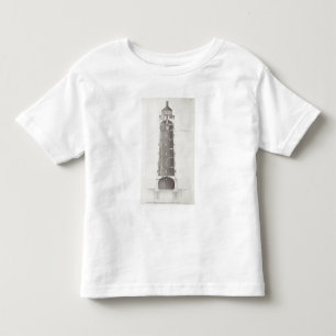 Edystone Lighthouse gegraveerd door John Record (f Kinder Shirts