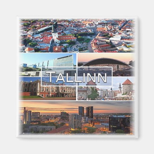 EE004 TALLINN Estland - Fridge Magneet (Voorkant)