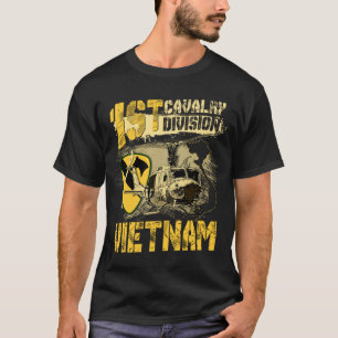 EE1 Huey 1st Cavalry Division Vietnam Veteran T-shirt