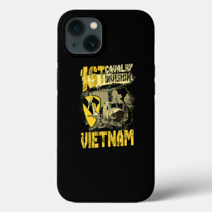 EE1 Huey Helikopter 1st Cavalry Division Vietnam V iPhone 13 Hoesje