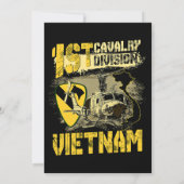 EE1 Huey Helikopter 1st Cavalry Division Vietnam V Kaart (Achterkant)