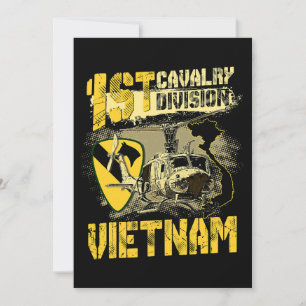 EE1 Huey Helikopter 1st Cavalry Division Vietnam V Kaart