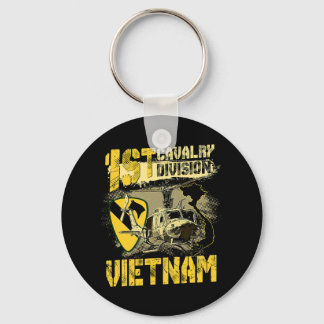 EE1 Huey Helikopter 1st Cavalry Division Vietnam V Sleutelhanger