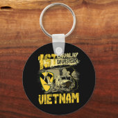 EE1 Huey Helikopter 1st Cavalry Division Vietnam V Sleutelhanger (Voorkant)