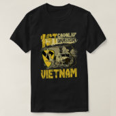 EE1 Huey Helikopter 1st Cavalry Division Vietnam V T-shirt (Design voorkant)