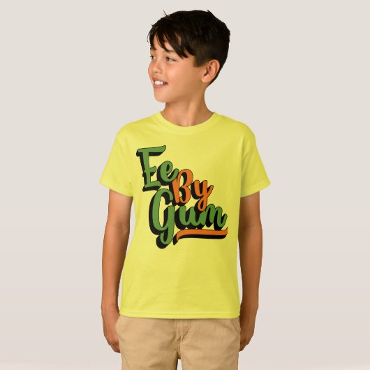 Ee by Gum, Yorkshire Dialect, Slang, Engels T-shirt (Voorkant volledig)