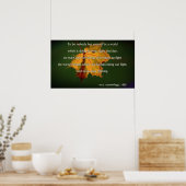 EE Cummings Poster (Keuken)