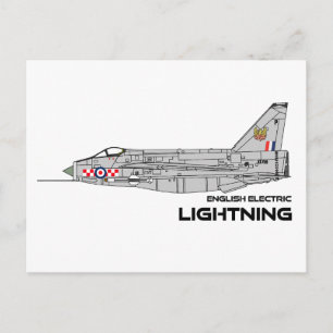EE Lightning - 56 Squadron RAF Briefkaart