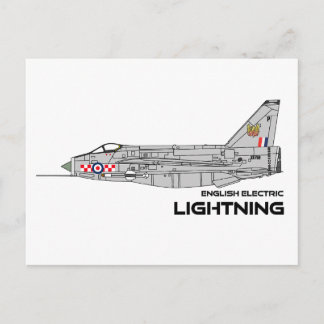EE Lightning - 56 Squadron RAF Briefkaart
