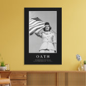 eed: Inspirerend prijsopgave Canvas Afdruk (Insitu (Woonkamer))