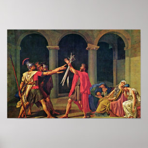 eed van David Jacques-Louis (beste Q) Poster