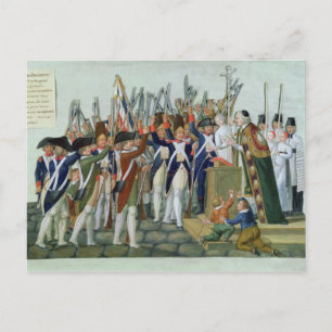 eed van de districten, februari 1790 briefkaart