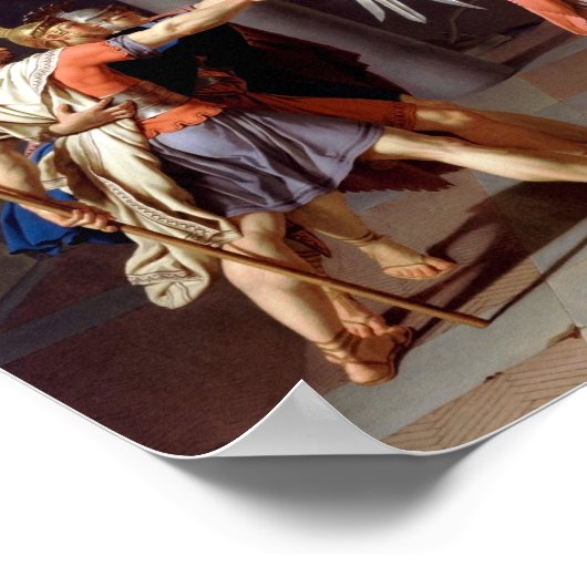 eed van de heer Horatii - Jacques-Louis David -178 Poster (Hoek)