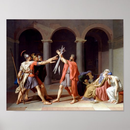 eed van de heer Horatii - Jacques-Louis David -178 Poster (Voorkant)