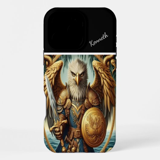 Eed van Eagle Knight iPhone Hoesje (Achterkant)