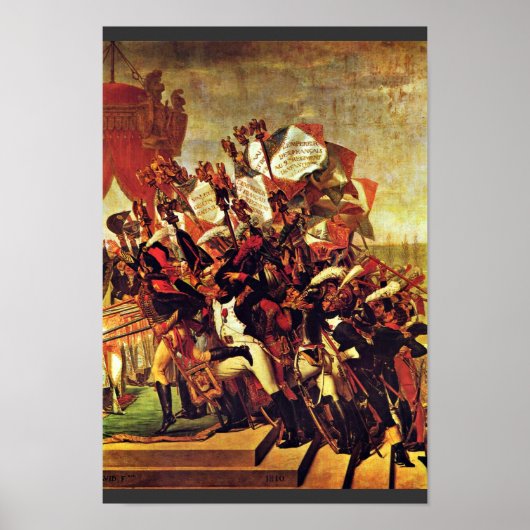 eed van het leger voor de keizer van de distributi poster (Voorkant)