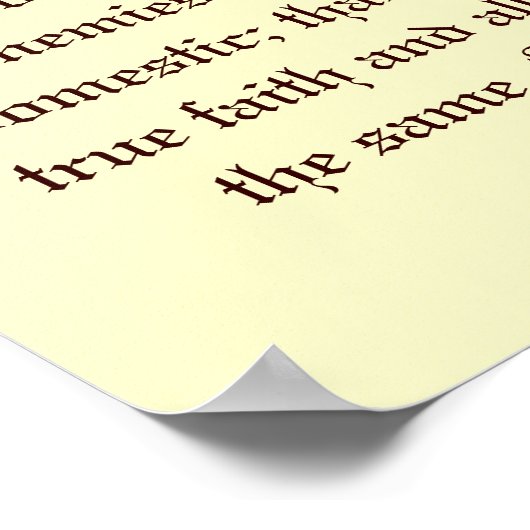 eed van inschrijving poster (Hoek)