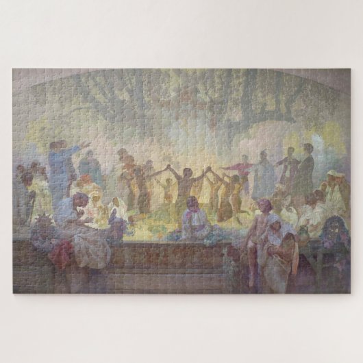 Eed van Omladina - Alphonse Mucha Legpuzzel (Horizontaal)