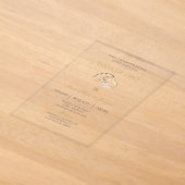 Eeditable gouden bruiloft acryl uitnodigingen (Laagn)