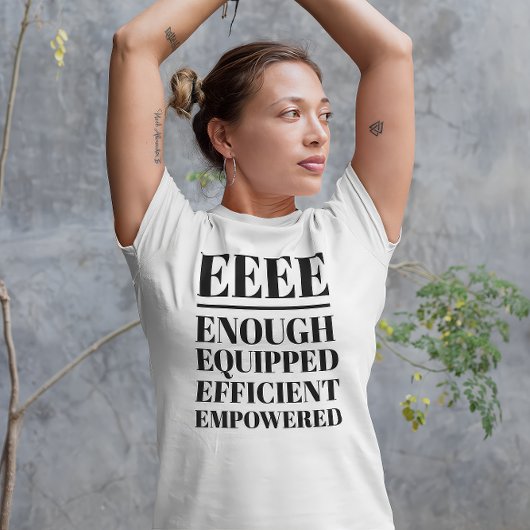 EEEE - Genoeg, uitgerust, efficiënt, krachtig Tri-Blend Shirt