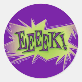 Eeeek! Halloween Ronde Sticker