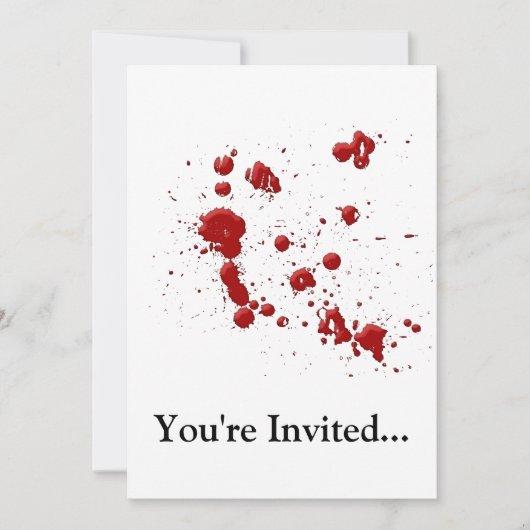 Eeew, is dat bloed op je kaart (Voorkant)