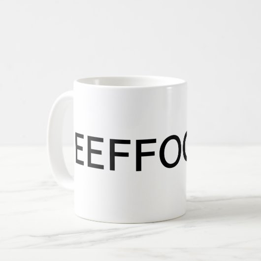 EEFFOC-MOK KOFFIEMOK (Voorkant links)