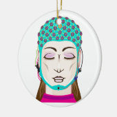 EEG-apparaat Scaningsignalen voor lezen en lezen Keramisch Ornament (Links)