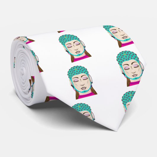 EEG-apparaat Scaningsignalen voor lezen en lezen Stropdas (Opgerold)