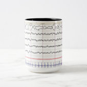 EEG-Mok - REM Sleep Tweekleurige Koffiemok (Center)