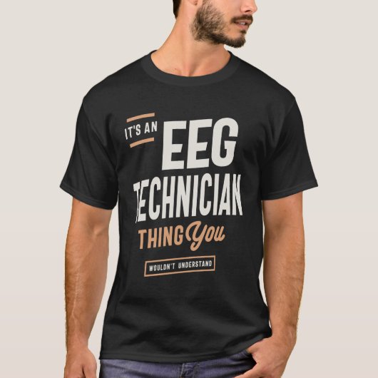 EEG-technicus - mindful expertise T-shirt (Voorkant)