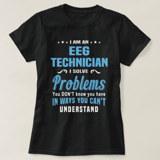 EEG-technicus T-shirt (Design voorkant)