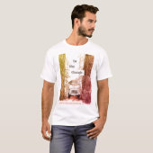 EEI-bus in het roodbos gekleurde t-shirt van de Ma (Voorkant volledig)