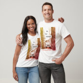 EEI-bus in het roodbos gekleurde t-shirt van de Ma (Unisex)