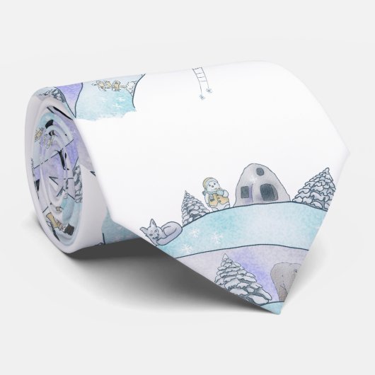 Eeiland Stropdas (Opgerold)