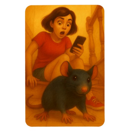 Eek een muis magneet (Verticaal)