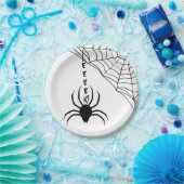 Eek een Spider Halloween Party Papieren Bordje (Feest)