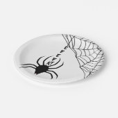 Eek een Spider Halloween Party Papieren Bordje (Gekanteld)