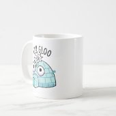Eek-gloo Funny Igloo Pun Koffiemok (Voorkant links)