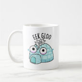 Eek-gloo Funny Igloo Pun Koffiemok (Links)
