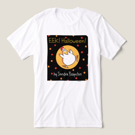 EEK! HALLOWEEN! BOOK HOESJE Sandra Boynton Tri-Blend Shirt (Design voorkant)